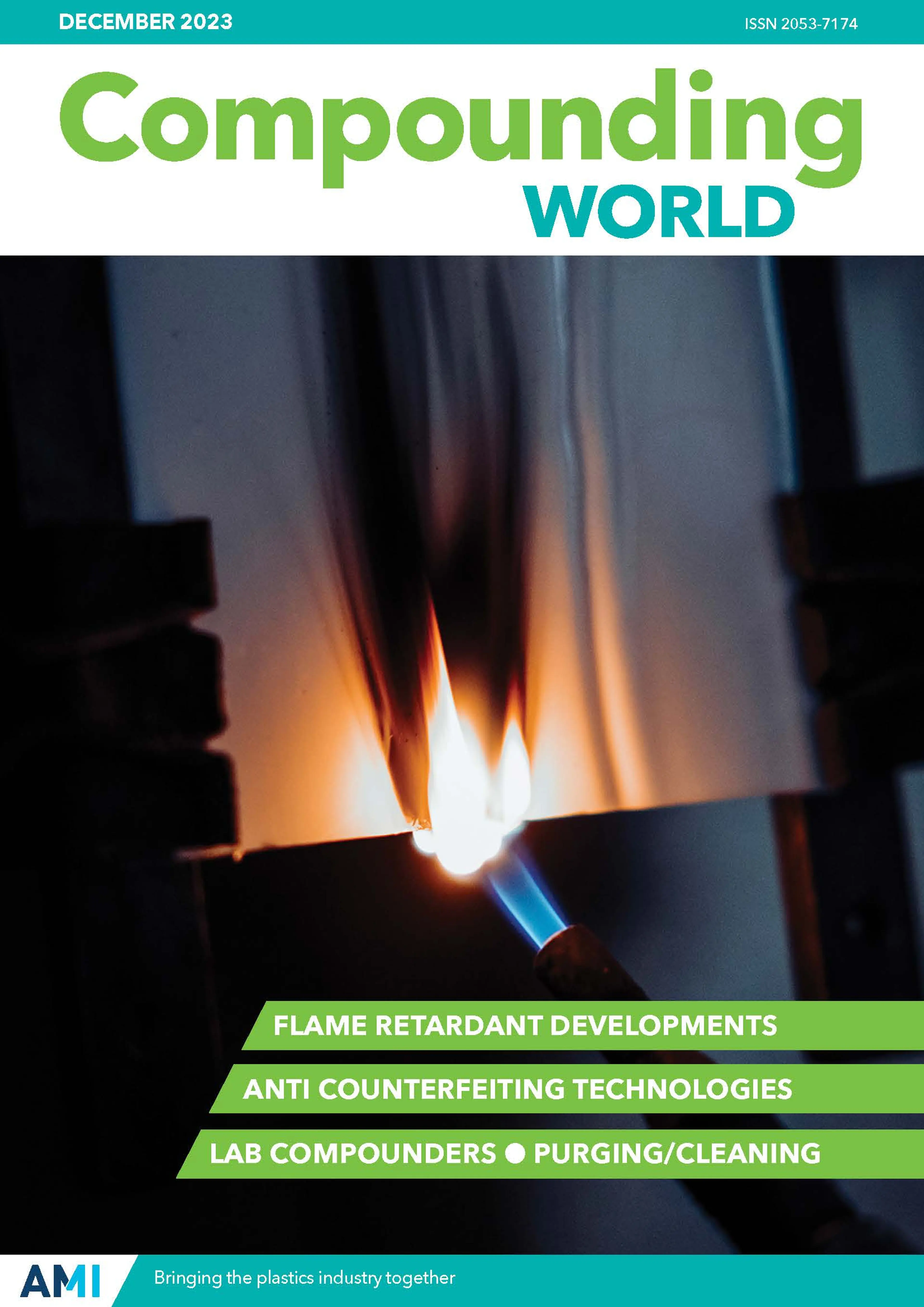 Cover of AMI's compounding world December 2023 magazine