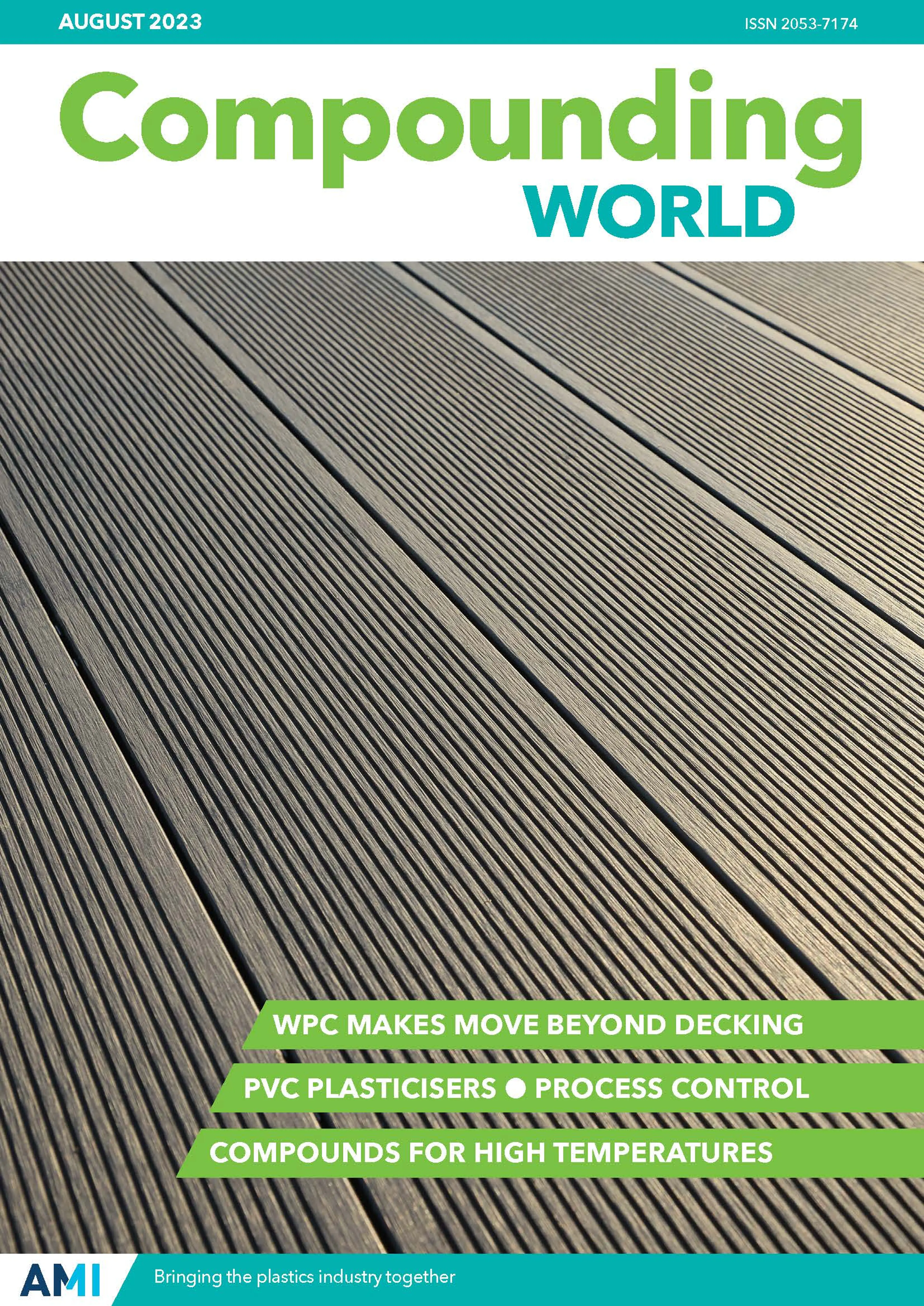 Cover of AMI's compounding world August 2023 magazine