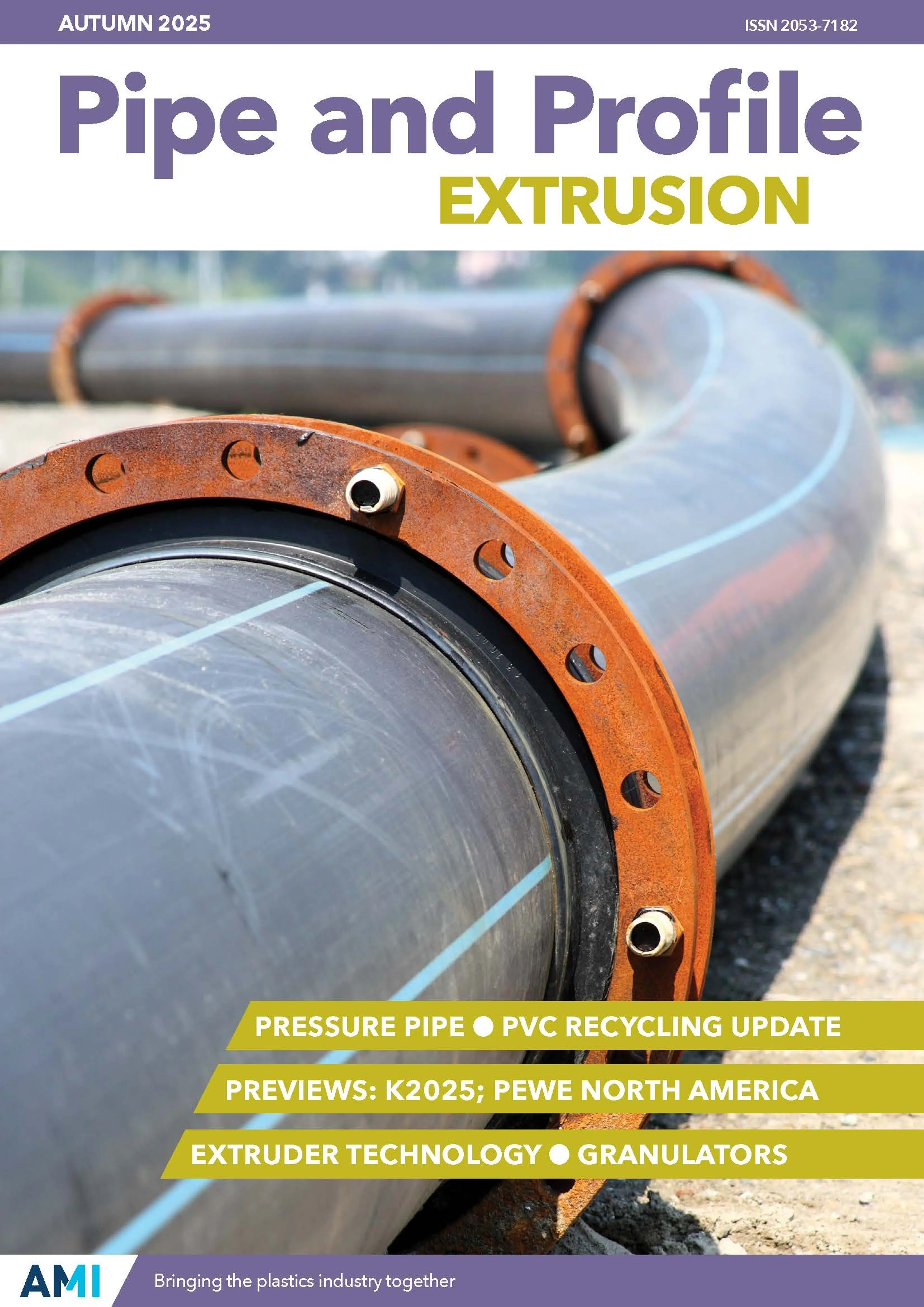 cover of AM's Pipe and Profile Extrusion magazine - Autumn 2025 edition